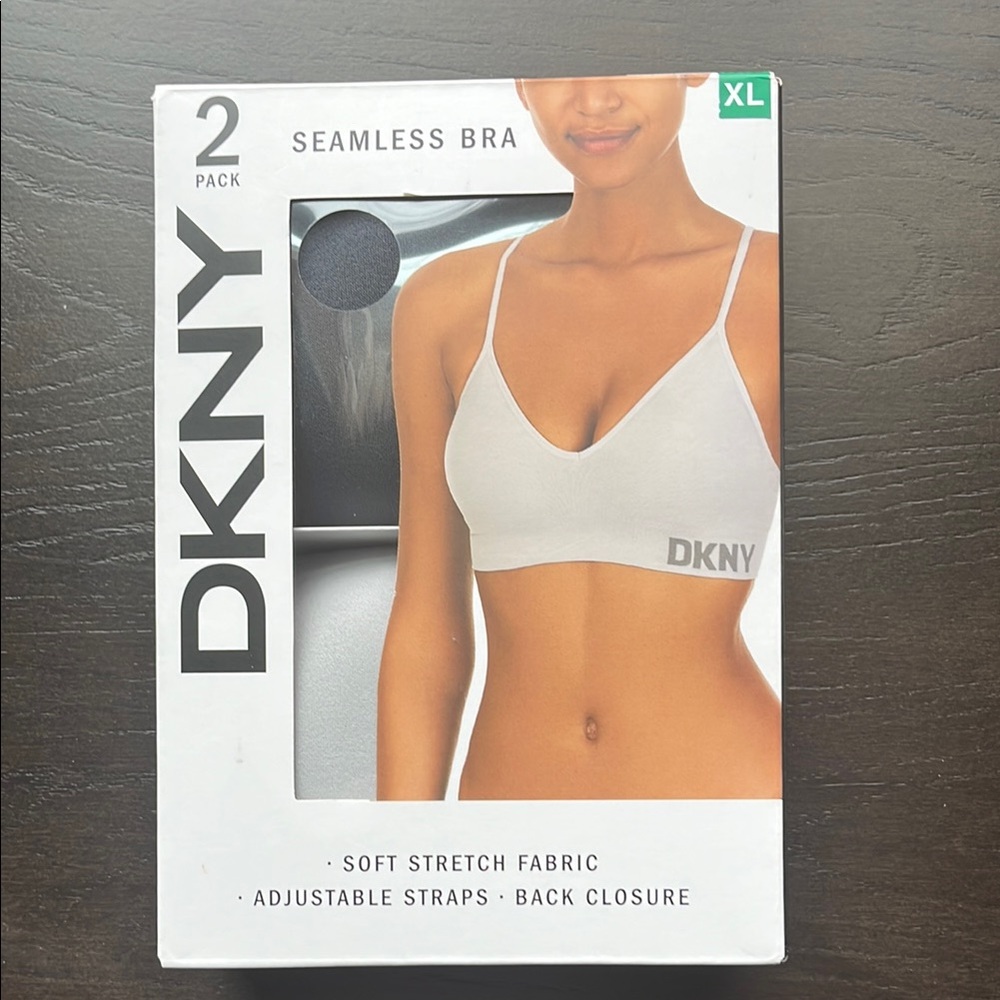 NWT DKNY 2-pack Seamless Bras Size XL